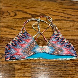 Pilyq Strappy Colorful Bikini Top